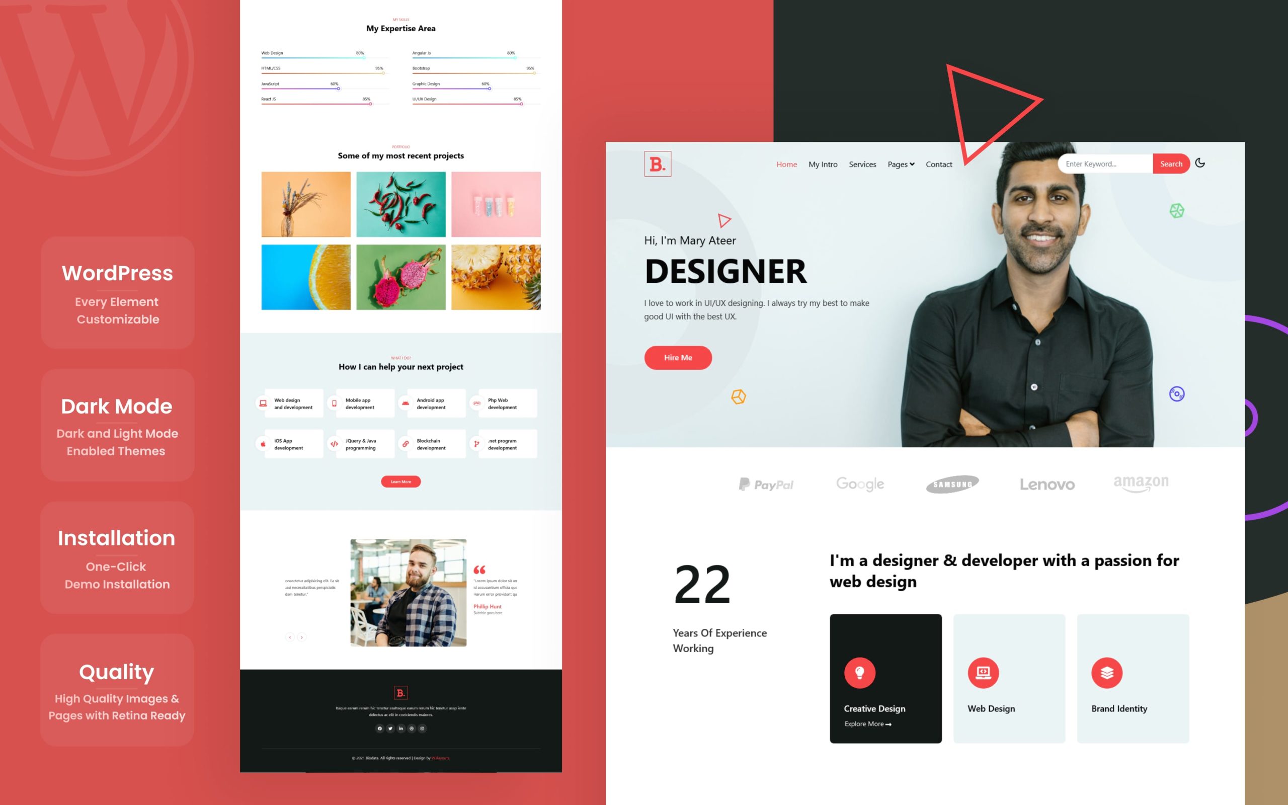 WordPress installation with Theme setup - WordPress Website design with SEO